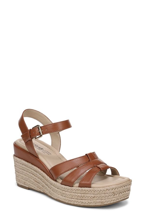 ライフストライド レディース シューズ ヒール プラットフォーム サンダル LifeStride Havana Platform Sandal Tan タン