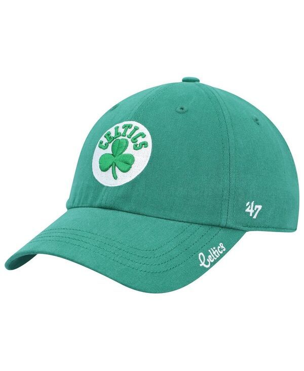 【送料無料】 47ブランド レディース 帽子 アクセサリー Womens Kelly Green Boston Celtics Miata Clean Up Logo Adjustable Hat Kelly Green