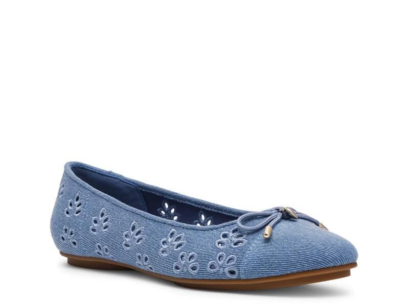 アンクライン レディース シューズ パンプス Anne KleinLuci Ballet Flat Blue ブルー