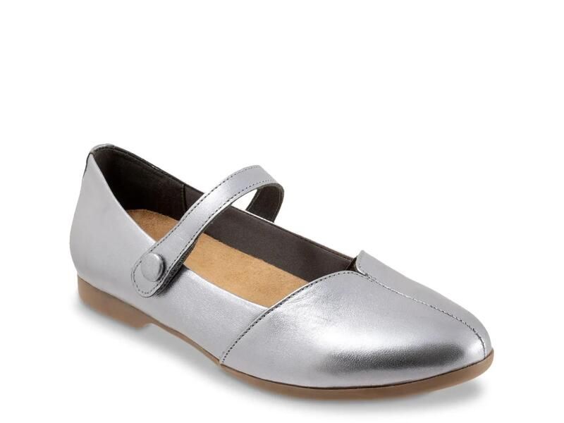 トロッターズ レディース シューズ パンプス TrottersIrene Mary Jane Flat Grey グレー