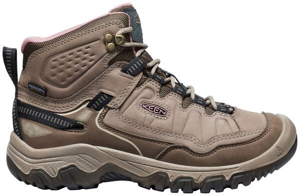 キーン レディース シューズ ブーツ・レインブーツ KEEN Womens Targhee IV Mid Waterproof Hiking Boots BrindleNostalgia Rose