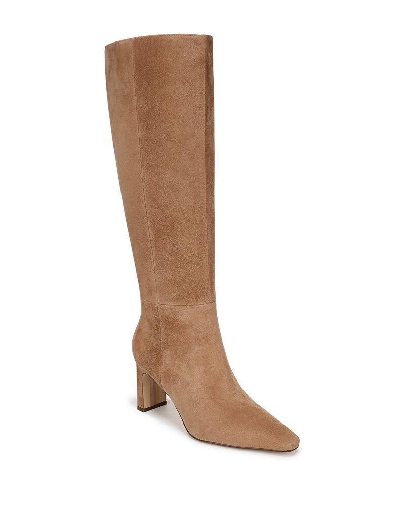 サムエデルマン レディース シューズ ブーツ・レインブーツ ヒール Sam Edelman Womensylvia Pointed Toe Higheel Boots Tan Suede タン