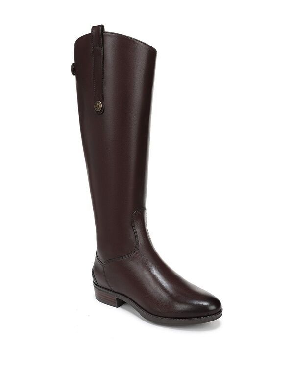 サムエデルマン レディース シューズ ブーツ・レインブーツ レザー Sam Edelman Womens Penny 2 Leatheriding Boots Dark Brown ブラウン