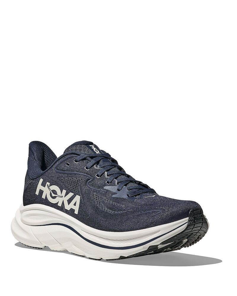 ホカオネオネ メンズ シューズ スニーカー HOKA Mens Clifton 10 Sneakers Navy White ホワイト