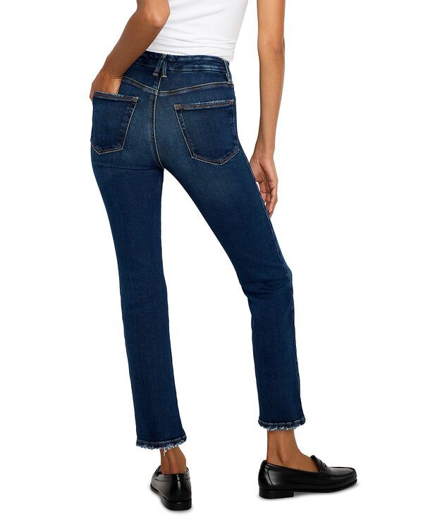 グッドアメリカン レディース ボトムス デニムパンツ ストレート ジーンズ Good American Softouch Straight Leg Jeans indigo Indigo インディゴ