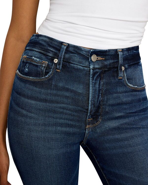 グッドアメリカン レディース ボトムス デニムパンツ ストレート ジーンズ Good American Softouch Straight Leg Jeans indigo Indigo インディゴ