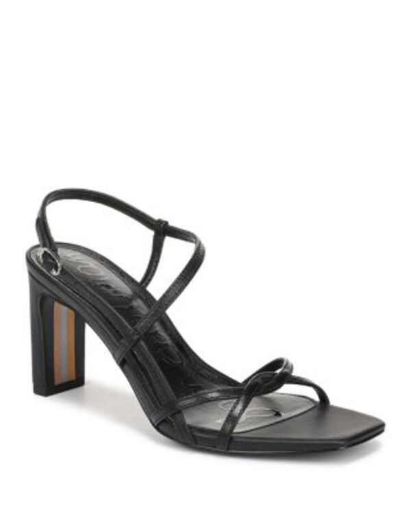 サムエデルマン レディース シューズ サンダル レザー ヒール Sam Edelman Womens Elissa Leather Block Heel Sandals Black ブラック