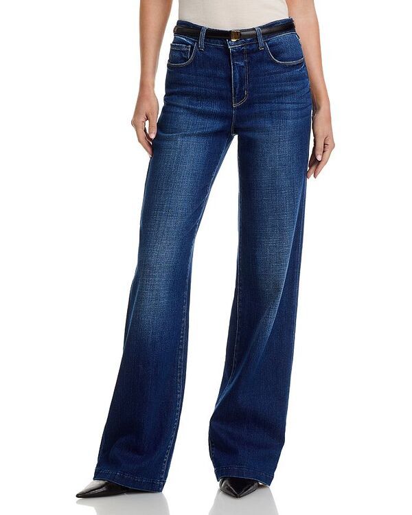 ラジャンス レディース ボトムス デニムパンツ ワイドレッグ ジーンズ LAGENCE Scottie High Rise Wide Leg Jeans in Marvista Marvista
