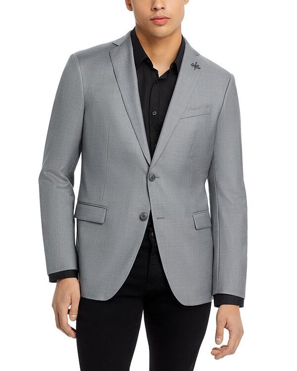 ジョンバルベイトス スター ユーエスエー レディース アウター ジャケット・ブルゾン スリムフィット ジャケット John Varvatos Star USA Basic Slim Fit Suit Jacket Pearl Gray パール