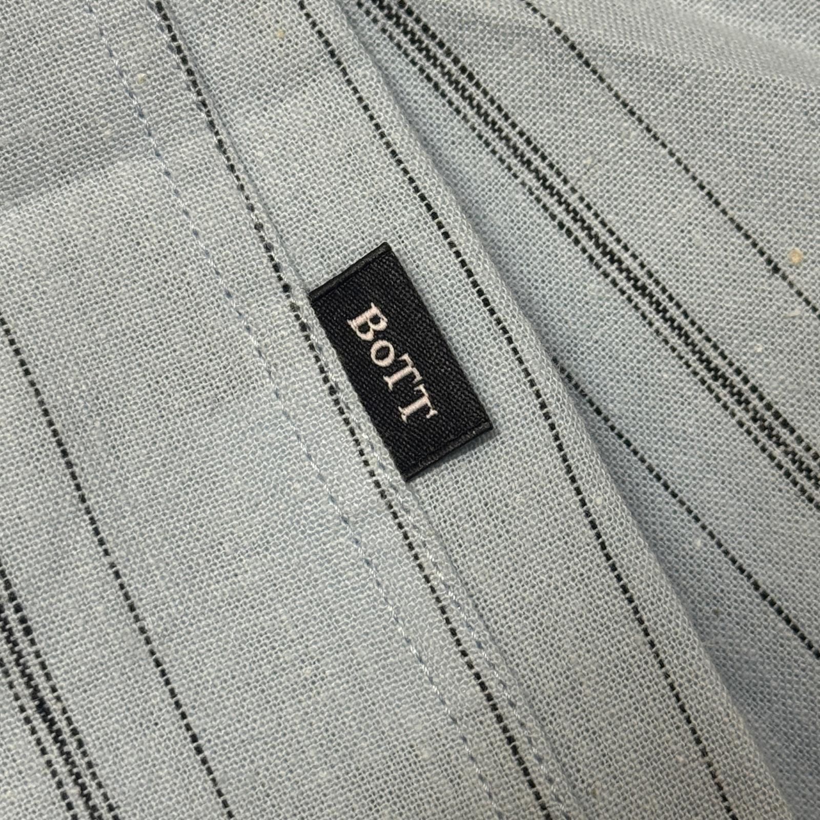 参考上代30800円 未使用 BoTT 25SS LIGHTWEIGHT STRIPE SHIRT ライト