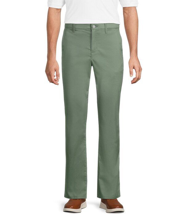 ラウンドトゥリーアンドヨーク メンズ ボトムス カジュアルパンツ Roundtree Yorke Straight Fit Flat Front Coolmax Pants Green グリーン