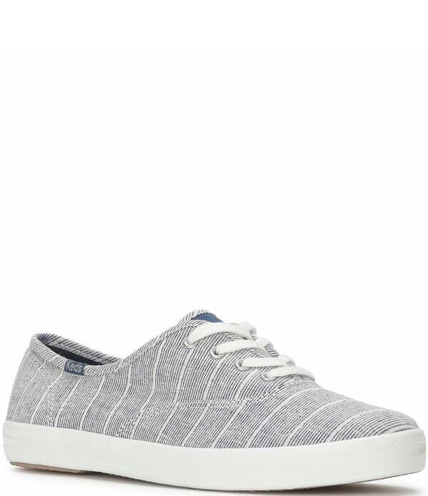 ケッズ レディース ボトムス カジュアルパンツ スニーカー レース Keds Womens Champion Canvastripe Lace Up Sneakers Vintage Indigo インディゴ