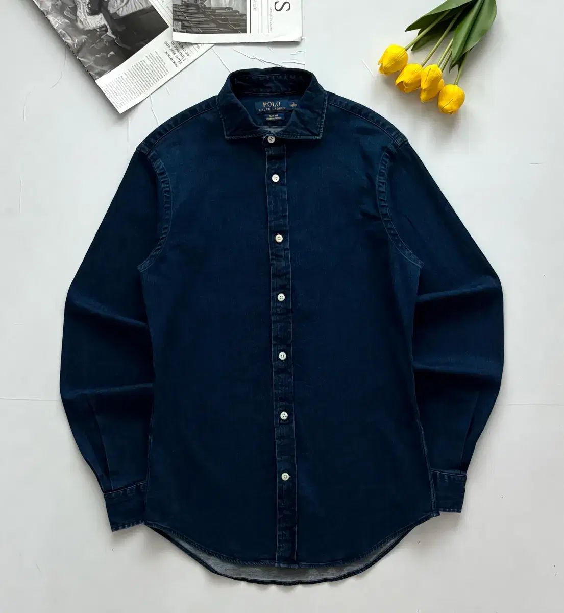 POLO RALPH LAUREN インディゴ デニム シャツ POLO RALPH LAUREN インディゴ デニム シャツ