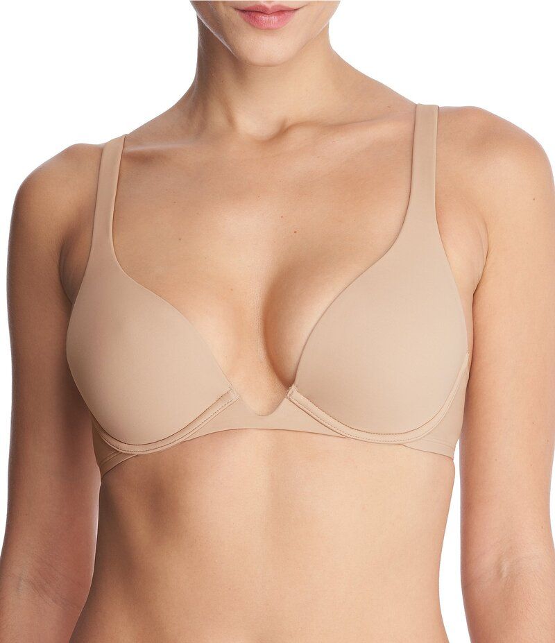 ナトリ レディース アンダーウェア ブラジャー Tシャツ Natori Verge Convertible Plunge Underwire TShirt Bra Cafe
