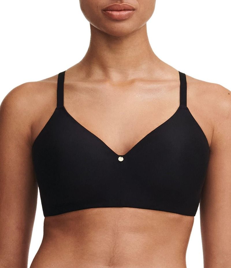 シャントル レディース アンダーウェア ブラジャー Tシャツ Chantelle C Jolie Wirefree Tshirt Bra Black ブラック