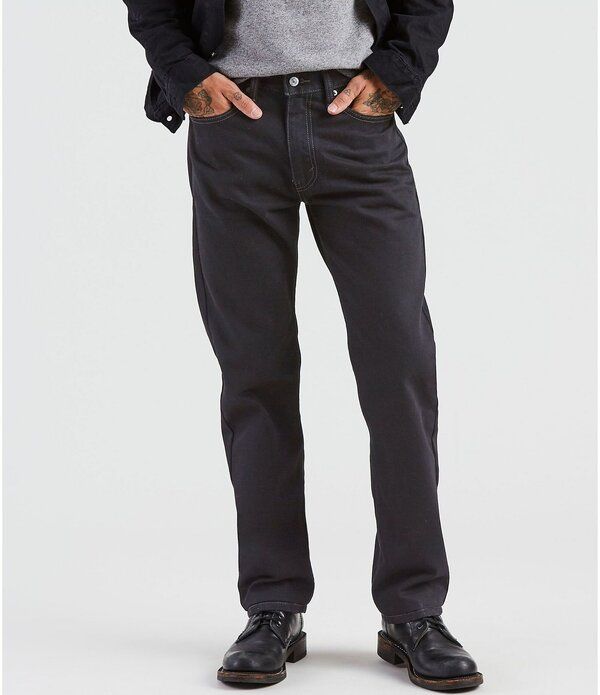 リーバイス メンズ ボトムス デニムパンツ レギュラーフィット ジーンズ LevisR 505 Regular Fit Rigid Jeans Black ブラック