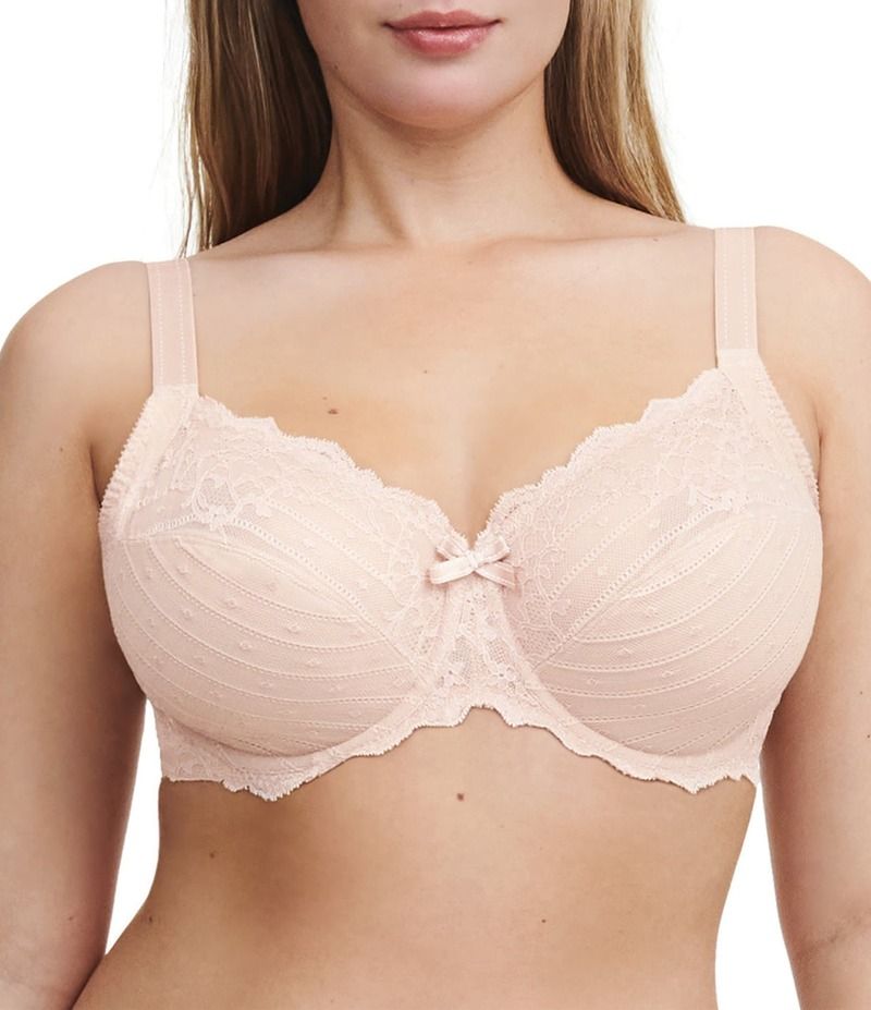 シャントル レディース アンダーウェア ブラジャー フラワー柄 レース フラワー Chantelle Rive Gauche Floral Stretch Lace 3Part Cup Underwire Bra English Rose