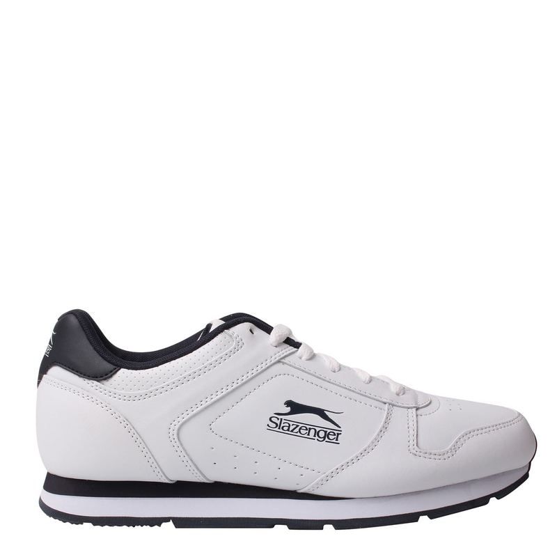 スラセンジャー メンズ シューズ スニーカー Slazenger Classic Mens Trainers WhiteNavy ホワイト