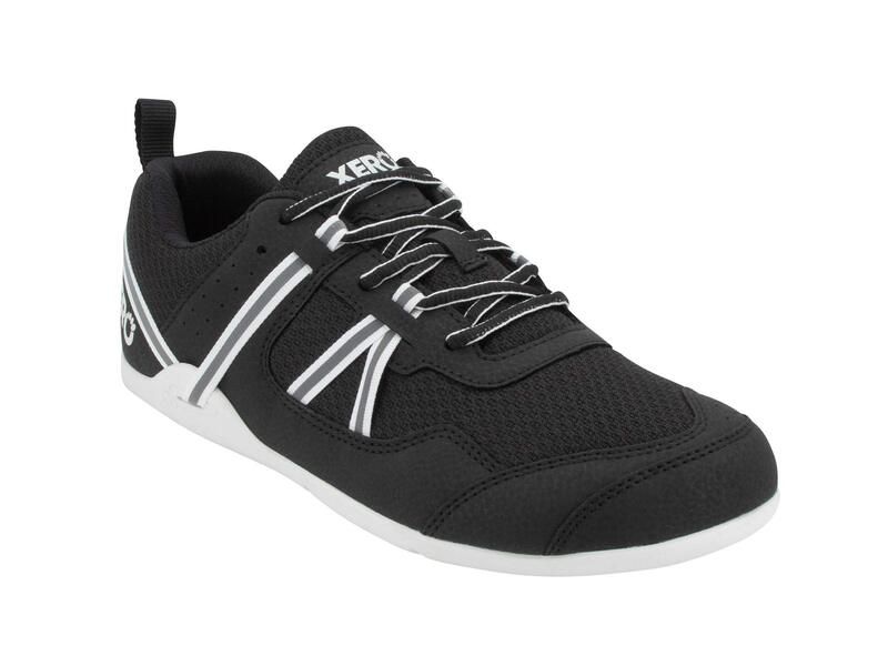 ゼロシューズ レディースニーカー Xero Shoes Prio Black White ホワイト
