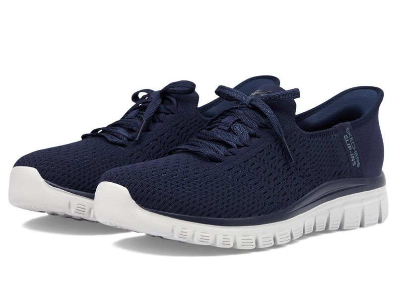 スケッチャーズ レディース シューズ スニーカー SKECHERS Graceful First Blush Hands Free SlipIns Navy ネイビー
