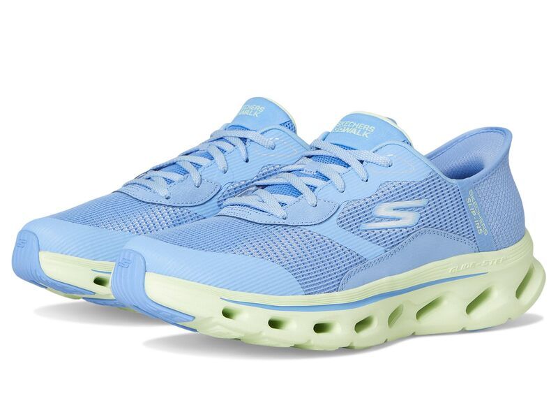 スケッチャーズ レディース シューズ スニーカー SKECHERS Performance Go Walk Glide Step 20 Belah Hands Free SlipIns BlueLime ブルー