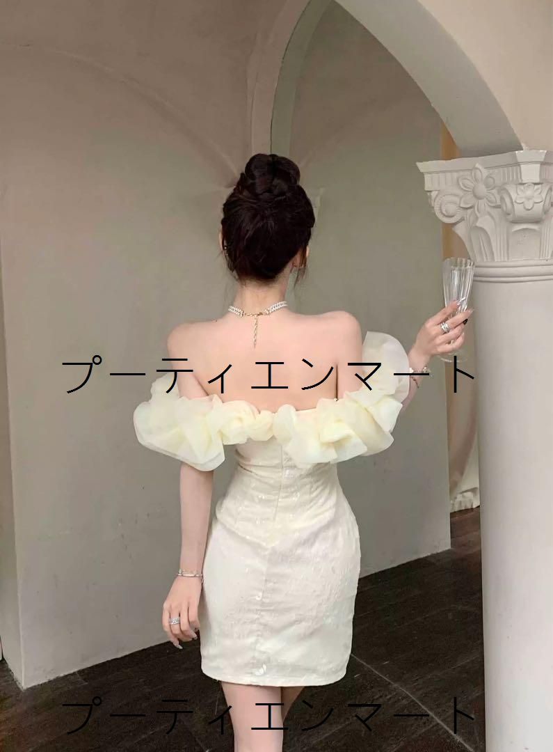 人気商品 大人気 華やかオフショルミニドレス パーティー向け 花柄デザイン 人気商品 大人気 華やかオフショルミニドレス パーティー向け 花柄デザイン