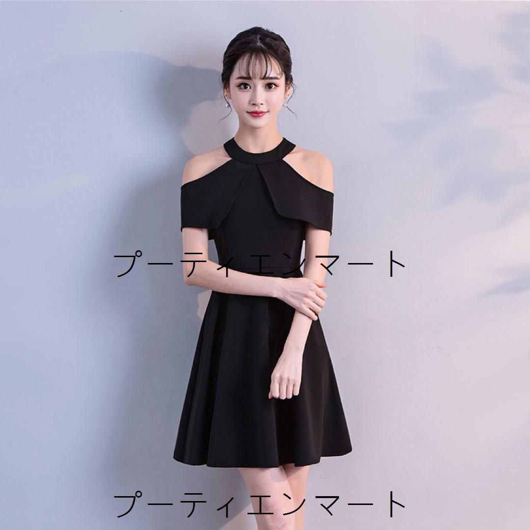 人気商品 26年新作｜美しいミニドレス★シンプルデザインながら華奢見え★Aライン｜ミニ丈・Aライン｜結婚式 二次会 お呼ばれ パーティー｜ドレス｜高見え｜美シルエット｜着痩せ｜体型カバー｜上品｜華やか｜エレガント｜セクシー