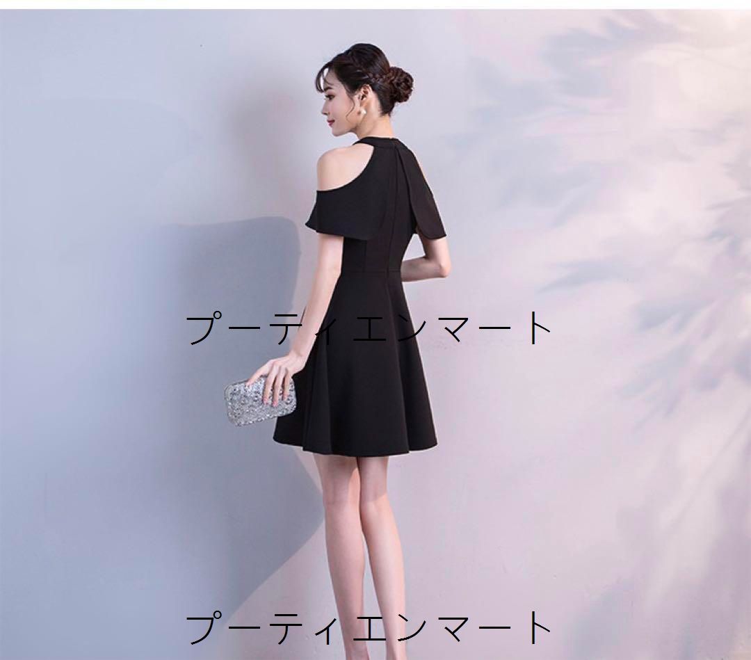 人気商品 26年新作｜美しいミニドレス★シンプルデザインながら華奢見え★Aライン｜ミニ丈・Aライン｜結婚式 二次会 お呼ばれ パーティー｜ドレス｜高見え｜美シルエット｜着痩せ｜体型カバー｜上品｜華やか｜エレガント｜セクシー