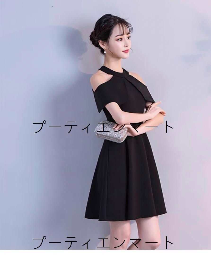 人気商品 26年新作｜美しいミニドレス★シンプルデザインながら華奢見え★Aライン｜ミニ丈・Aライン｜結婚式 二次会 お呼ばれ パーティー｜ドレス｜高見え｜美シルエット｜着痩せ｜体型カバー｜上品｜華やか｜エレガント｜セクシー