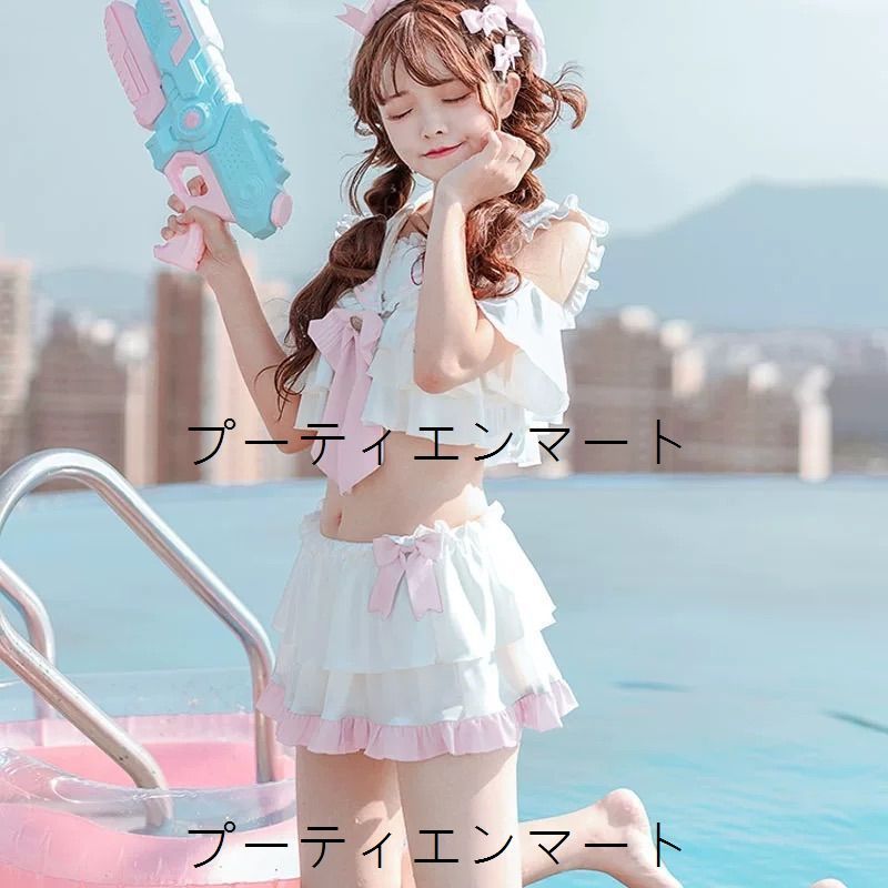 人気商品 セーラー 水着 セットアップ風 フリル リボン ビキニ ガーリー 可愛い ネイビー ホワイト マリン風 体型カバー ハイウエスト フェミニン コスプレ風 レディース 夏 海 プール インスタ映え　ブルー　ピンク　ネイビー　水色界隈　天使界隈