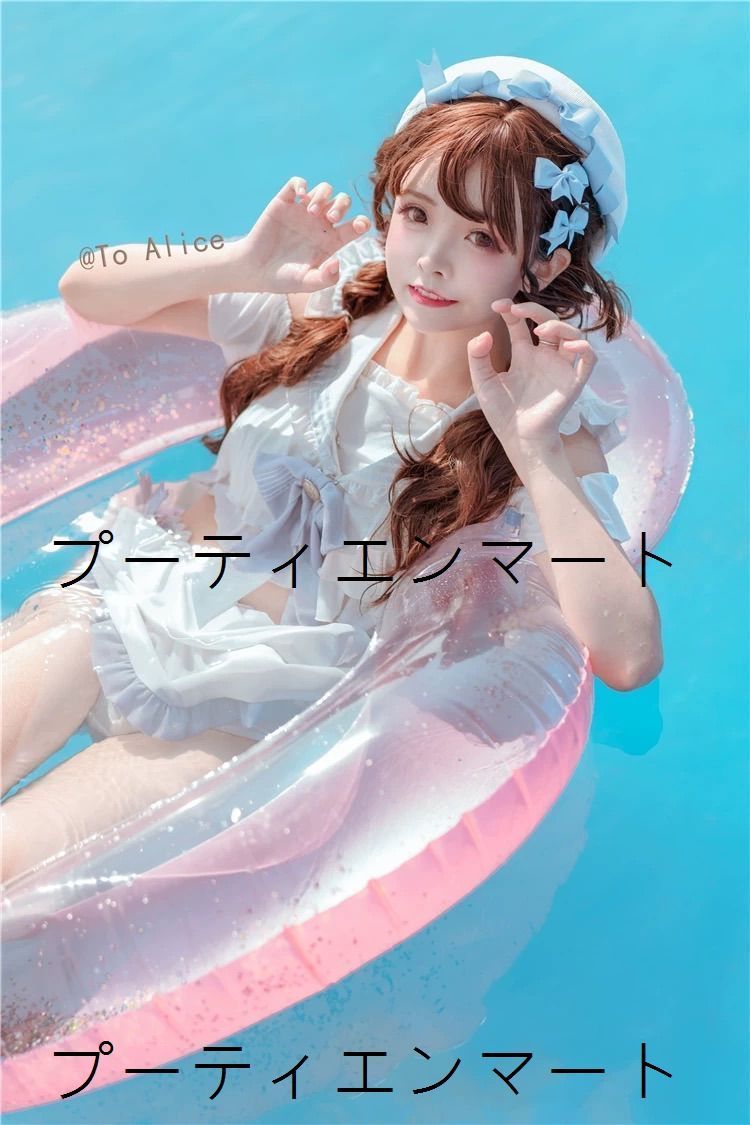 人気商品 セーラー 水着 セットアップ風 フリル リボン ビキニ ガーリー 可愛い ネイビー ホワイト マリン風 体型カバー ハイウエスト フェミニン コスプレ風 レディース 夏 海 プール インスタ映え　ブルー　ピンク　ネイビー　水色界隈　天使界隈