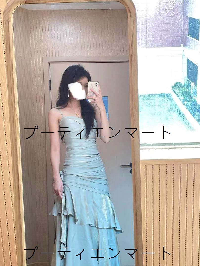人気商品 人形風ひざ丈サテンパーティードレス シンプル上品デザイン 人気商品 人形風ひざ丈サテンパーティードレス シンプル上品デザイン