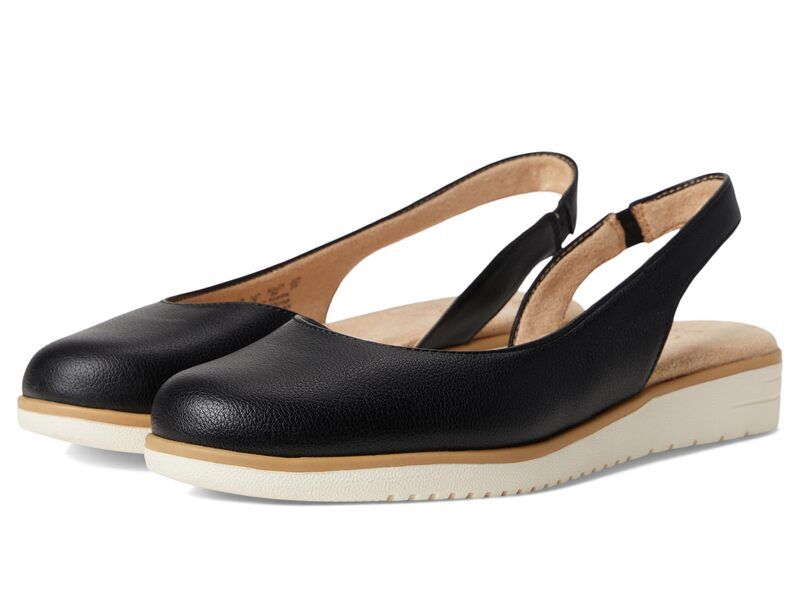ナチュライザー レディース シューズ ヒール Soul Naturalizer Idea DOrsay Black Faux Leat ブラック