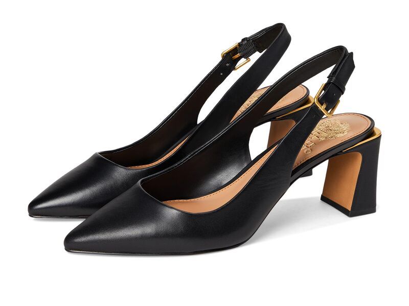 ヴィンスカムート レディース シューズ ヒール Vince Camuto Hamden Buckle Slingback Pump Black ブラック