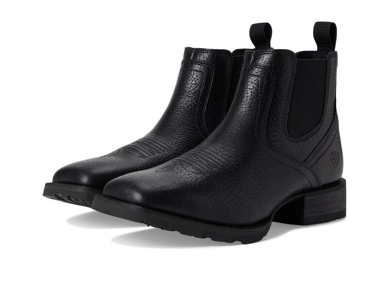 アリアト メンズ シューズ ブーツ・レインブーツ Ariat Hybrid Low Boy Western Boot Black Adobe ブラック