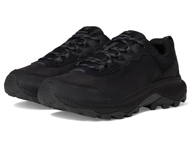 メレル レディース シューズ ブーツ・レインブーツ レザー Merrell Speed Strike 2 Leather Black ブラック