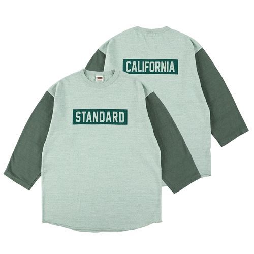 【新品タグ付き】【STANDARD CALIFORNIA】SD 88/12 BOX LOGO BASEBALL T　GREEN　ベースボールTシャツ　スタンダードカリフォルニア　各種サイズあり