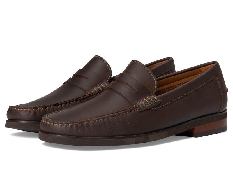 フローシャイム メンズ シューズ スリッポン・ローファー Florsheim Berkley Flex Penny Loafer Brown Crazy Hor ブラウン