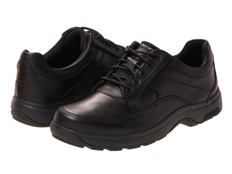 ダナム メンズ シューズ オックスフォード Dunham Midland Oxford Waterproof Black Polished ブラック