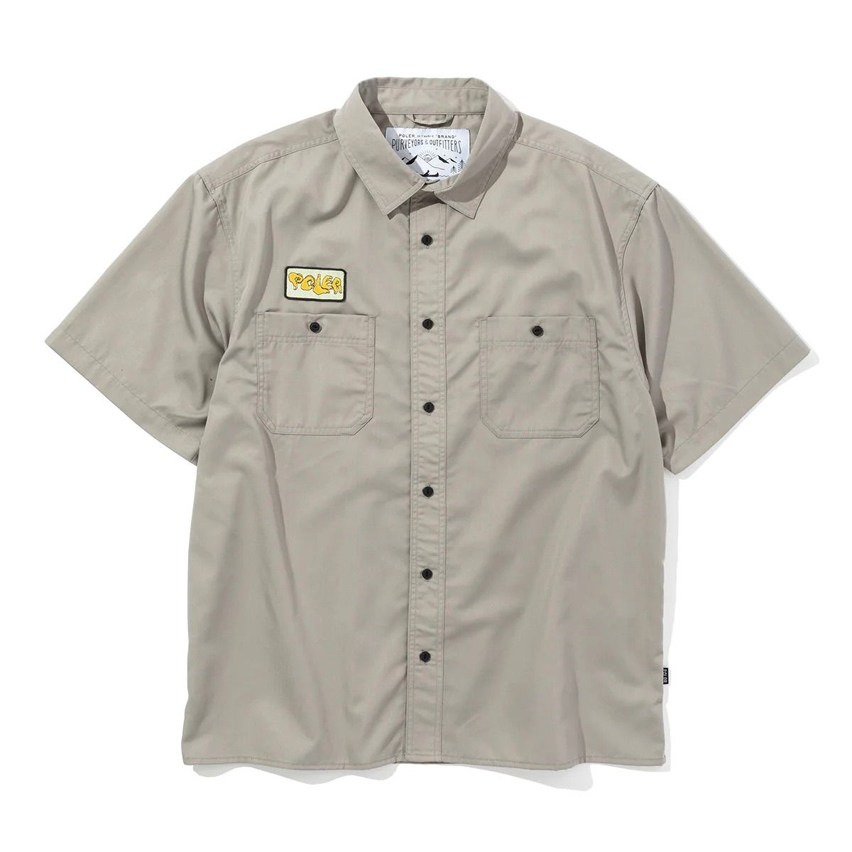 POLER POLER S/S RELAX WORK SHIRT 251mcv0014 ポーラー 半袖ワークシャツ