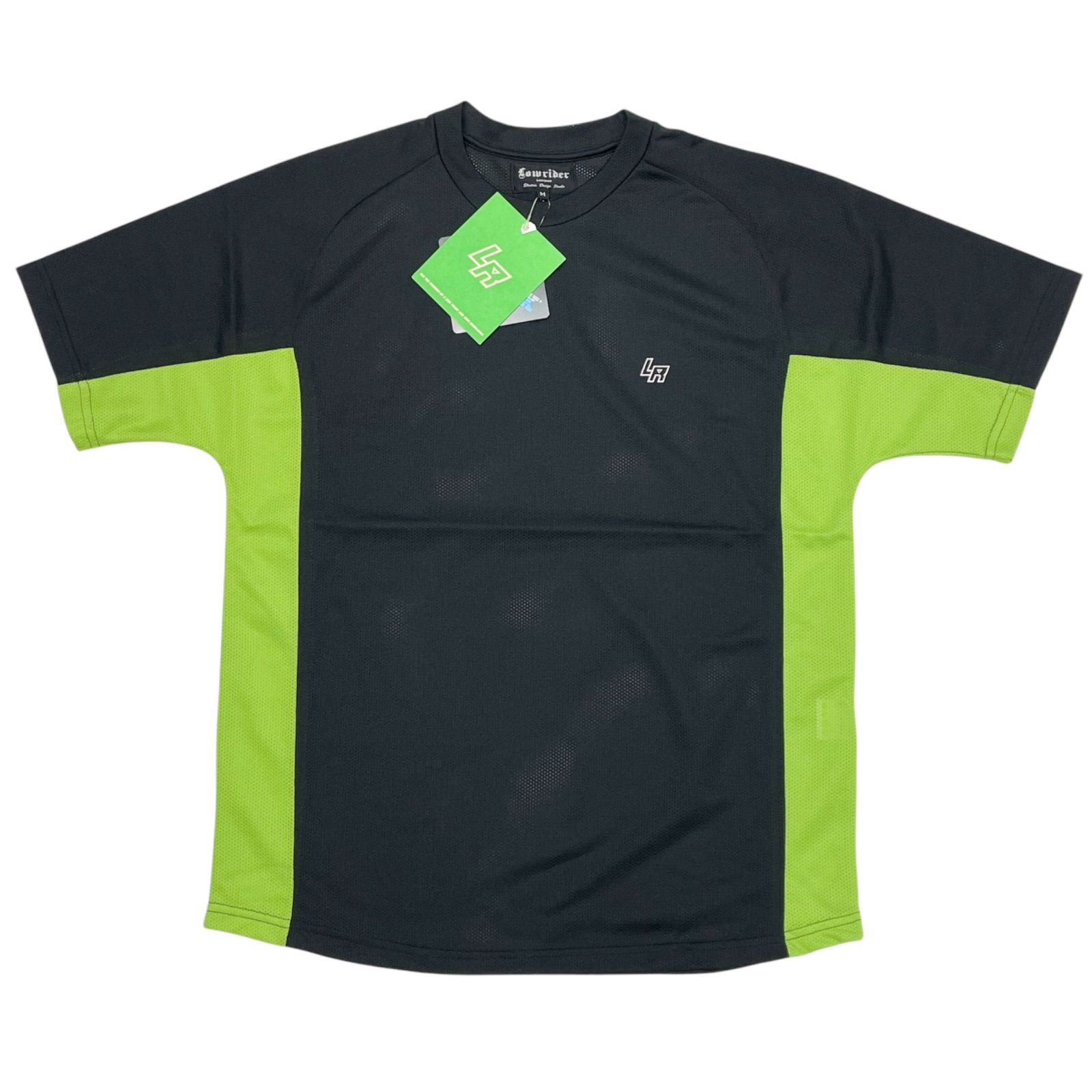 未使用品 黒黄緑 Mサイズ Lowrider ローライダー ゲームシャツ Tシャツ COOL MAX 90s 00s 裏原 デッドストック