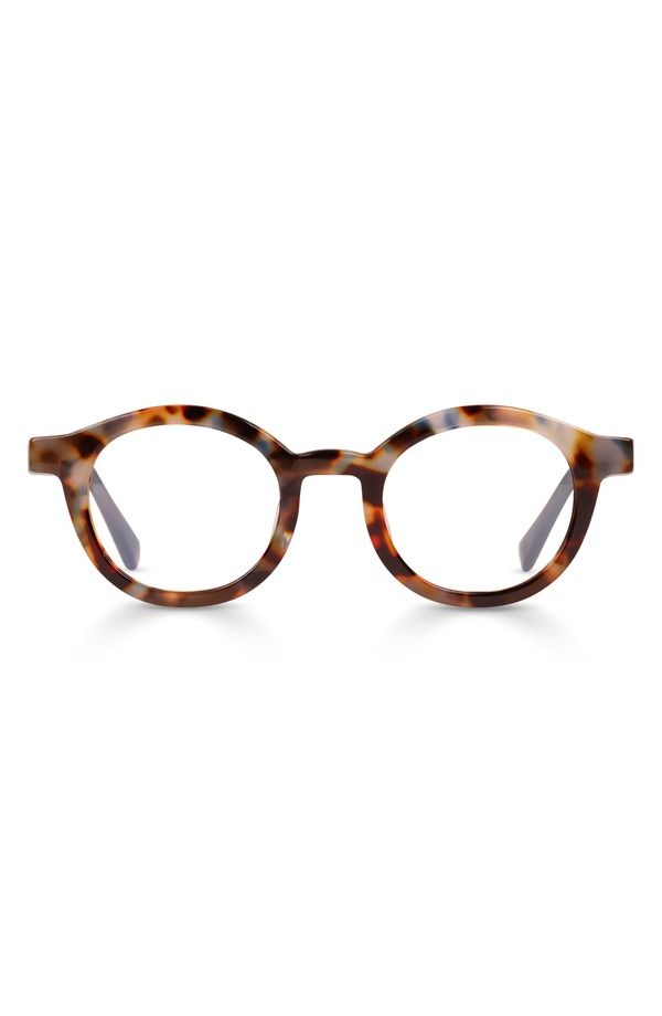 アイブブス メンズ アクセサリー サングラス・アイウェア eyebobs TV Party 44mm Round Readinglasses Iceberg Blue Brown Tortoise ブルー