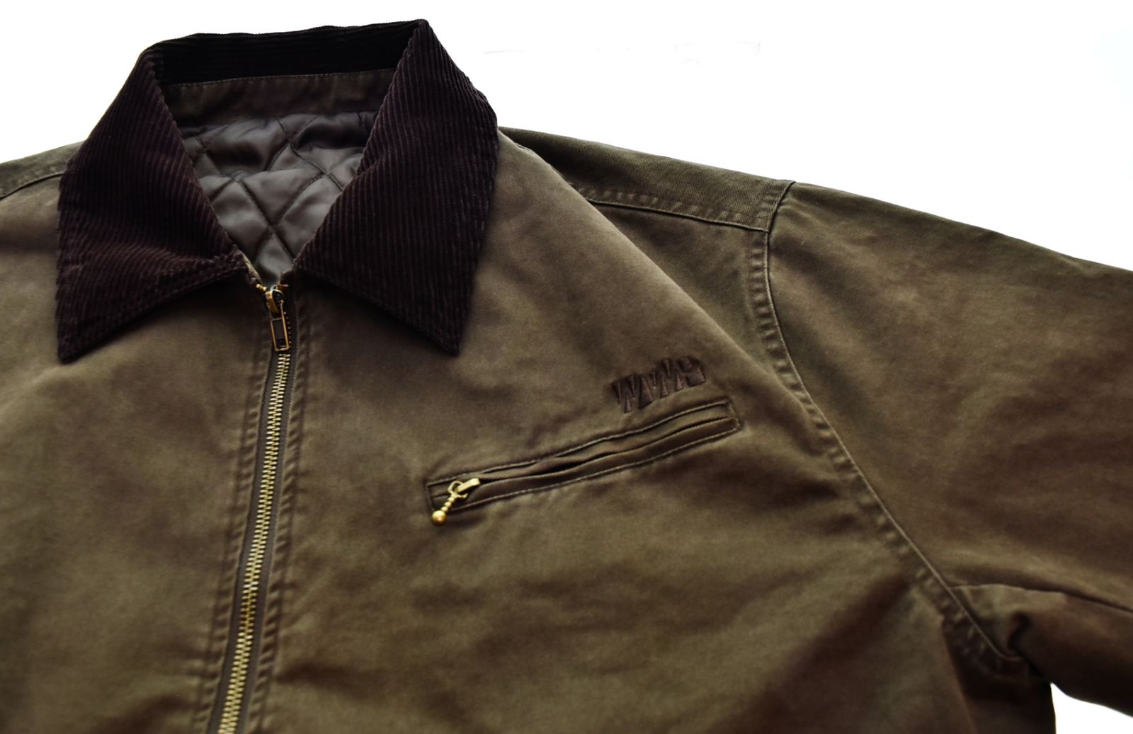 ウィテンプト WETTEMPT SULFUR DYED QUILTED TWILL BLOUSON サルファー 