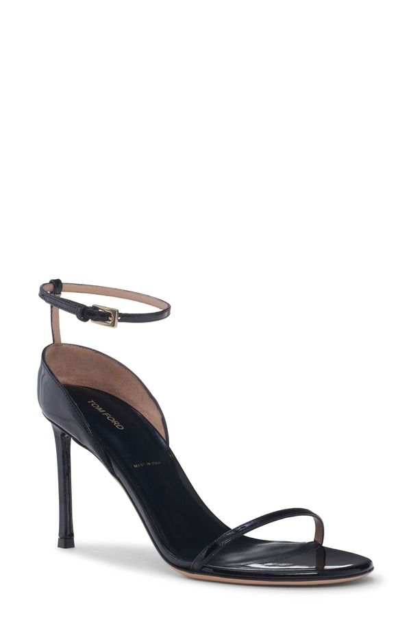 トム・フォード レディース シューズ サンダル アンクル TOM FORD Vertigo Ankle Strap Sandal Naa Black ブラック