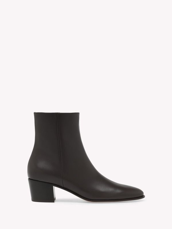 ジャンヴィト ロッシ レディース シューズ ブーツ・レインブーツ Gianvito Rossi Spencer Bootie Brown Calf ブラウン