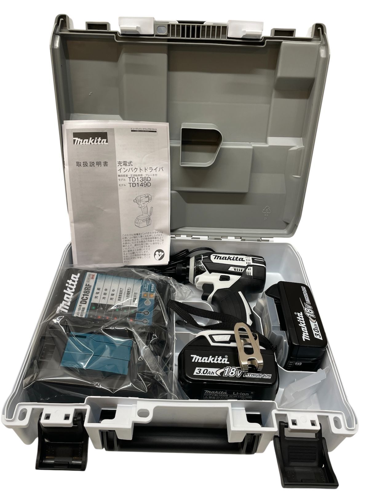 【管理番号-SK】領収書発行可能 Makita マキタ 充電式インパクトドライバ TD149DRFXW 白