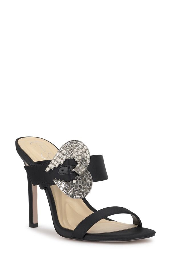 ジェシカシンプソン レディース シューズ サンダル Jessica Simpson Orrieta Slide Sandal Black ブラック