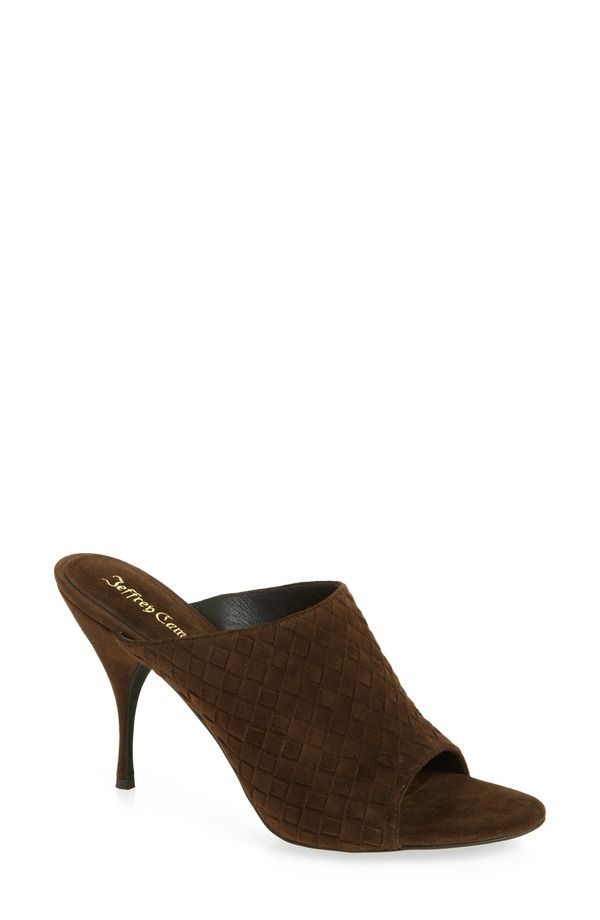 ジェフリー キャンベル レディース シューズ サンダル Jeffrey Campbell Bonsoir Slide Sandal Brown Suede ブラウン