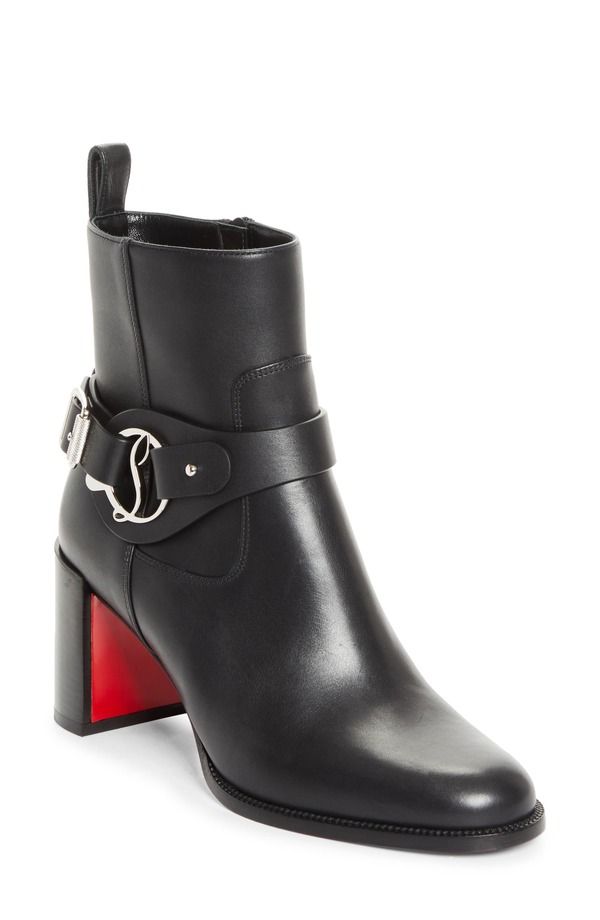 クリスチャン・ルブタン レディース シューズ ブーツ・レインブーツ Christian Louboutin Dianouchette Bootie Black Black Lucido ブラック