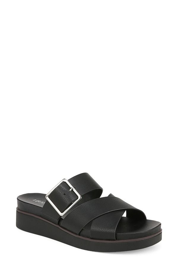 ライフストライド レディース シューズ サンダル プラットフォーム LifeStride Getaway Platform Slide Sandal Black ブラック